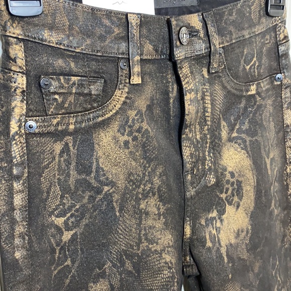 7 for All Mankind snake print high waist skinny - Picture 2 of 6